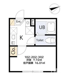 TINO【3階】の間取り