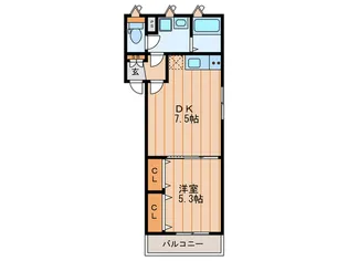 ALEGRIA寝屋川秦町【2階】の間取り