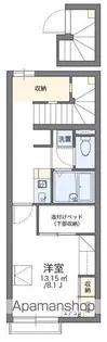 レオパレス久留米南町【2階】の間取り