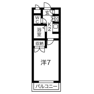 エトワール八戸第一【4階】の間取り