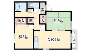 リバーコート【1階】の間取り