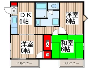 アネックスティ【2階】の間取り
