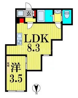 トワイライトコート【2階】の間取り