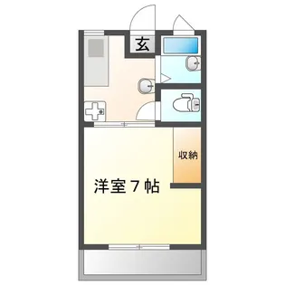 エステーニC【1階】の間取り