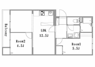 神水みのりマンション【5階】の間取り
