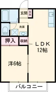 コーポみつC【2階】の間取り