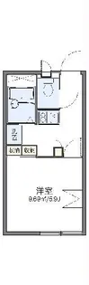 レオパレスMe【1階】の間取り