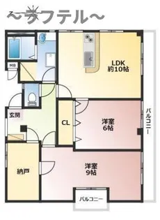 NOCEけやき台【3階】の間取り