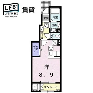 リヴィン【1階】の間取り
