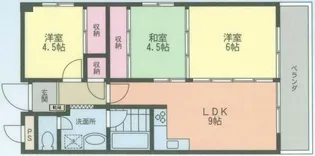 ドミ中屋【2階】の間取り