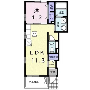 ForuminPenglai【1階】の間取り