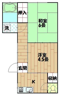 双葉ハウス【1階】の間取り
