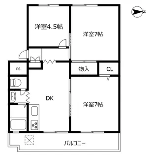 サンシャインハイネ【3階】の間取り
