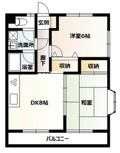 アサミコーポ3【2階】の間取り