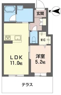 アクシズ【1階】の間取り