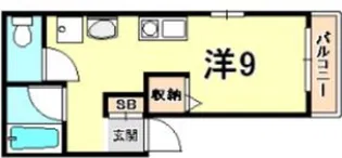 ポラリス芦屋【1階】の間取り