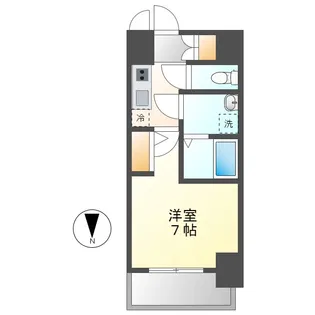 エステムコート名古屋サウスネクスト【8階】の間取り