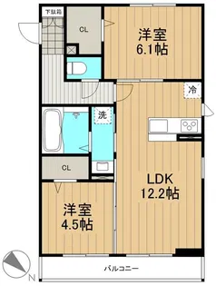 Reo【2階】の間取り