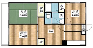メゾン山王林【4階】の間取り