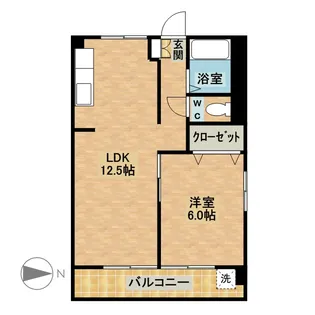 関谷コーポ【4階】の間取り