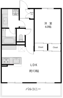 横浜BLESS上星川【4階】の間取り