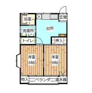 メゾンヴェルディA棟【1階】の間取り