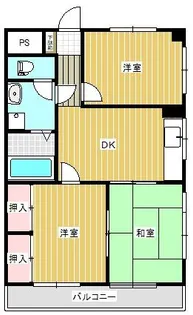 エスポワール翔【3階】の間取り