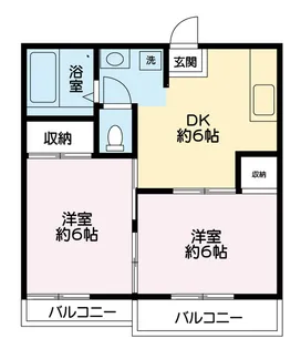グランメール【1階】の間取り