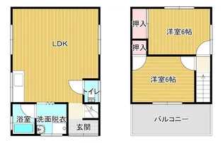 愛媛県新居浜市北内町4【一戸建】の間取り