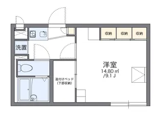 K【2階】の間取り