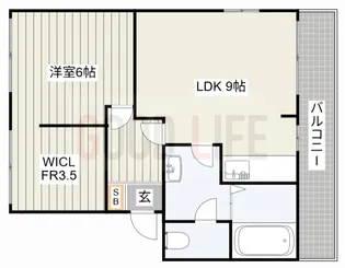 兵庫県加古川市尾上町養田【アパート】の間取り