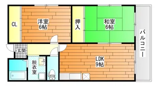 ラヴアンヌコート【2階】の間取り
