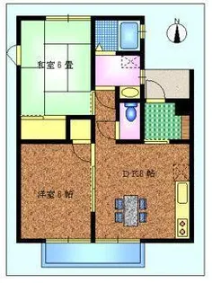ラフォーレ ヤマダ【1階】の間取り