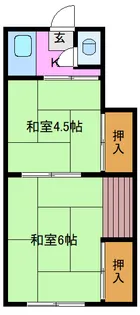 東京都墨田区東向島3【アパート】の間取り