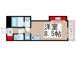 ヒルズ武蔵野【2階】の間取り