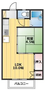 YSハイツ2【2階】の間取り
