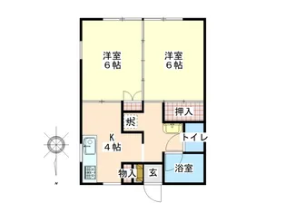 コーポルート5【1階】の間取り