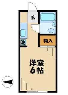 第3一水荘【1階】の間取り