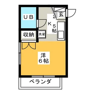 コーポ田沼【1階】の間取り
