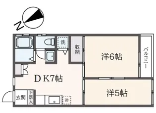 ハイグレイス【2階】の間取り
