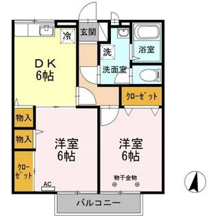 プチメゾン【2階】の間取り