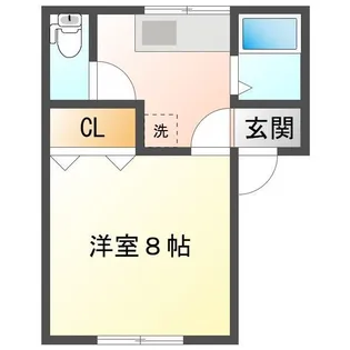 ツインズB【1階】の間取り