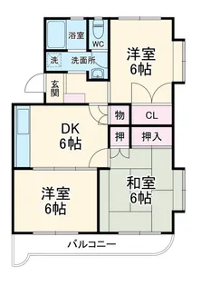グレースウッズ【4階】の間取り