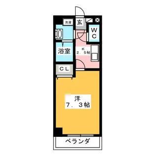 ステーションビル・舞【3階】の間取り