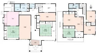 神奈川県藤沢市遠藤【一戸建】の間取り