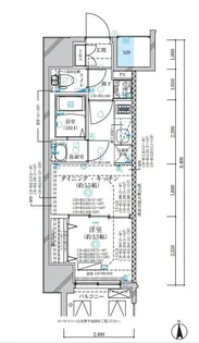 愛知県名古屋市中村区太閤通7【マンション】の間取り