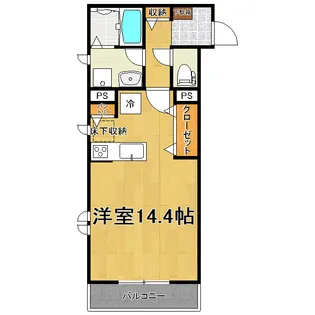 茨城県つくば市上広岡【アパート】の間取り