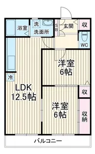 サンクレスト【2階】の間取り