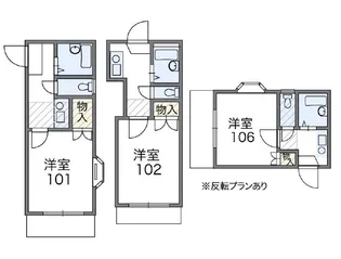アース今津留【2階】の間取り