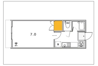 メゾンフェスタ浜【2階】の間取り